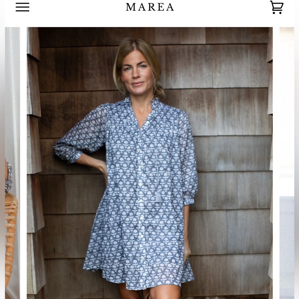 Marea GEORGIA DRESS - WINTER FLORAL